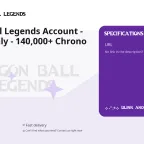 Dragon Ball Legends Account - Android Only - 140,000+ Chrono Crystals