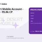 Black Desert Mobile Account - Asia Server - 95.8k CP