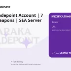Naraka: Bladepoint Account | 7 Extreme Weapons | SEA Server