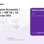 Call of Dragons Accounts | 26M+ Power | VIP 10 | T4 Troops