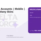 Delta Force Accounts | Mobile | 2 Knives & Many Skins