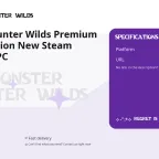 Monster Hunter Wilds Premium Deluxe Edition New Steam Account | PC