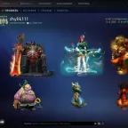 Dota 2 Accounts 2874 MMR with Arcana Items