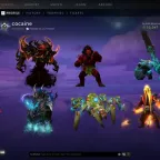 Dota 2 Account: ES Arcana | Naked Axe | Tiny | LC Shoulders | 250 MMR