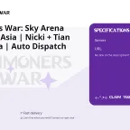 Summoners War: Sky Arena Accounts