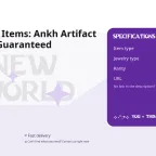 New World Items: Ankh Artifact (Amulet) - Guaranteed Receipt