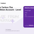 Escape from Tarkov The Unheard Edition Account - Level 50