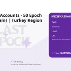Last Epoch Accounts - 50 Epoch Points (Steam)
