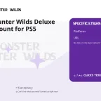 Monster Hunter Wilds Deluxe Edition Account for PS5