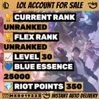 EUW30 lvl9wins Handleveled Instant Delivery ! MKG019223