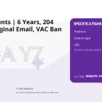 DayZ Accounts | 6 Years, 204 Games, Original Email, VAC Ban (CS2)