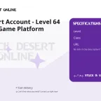Black Desert Account - Level 64 Wukong, 4Game Platform
