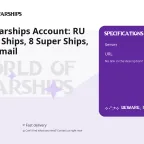 World of Warships Account: RU Server, 180 Ships, 8 Super Ships