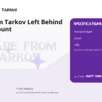Escape from Tarkov Left Behind Steam Account
