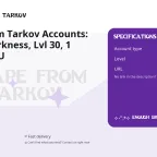 Escape from Tarkov Accounts: Edge of Darkness, Lvl 30, 1 Prestige, RU