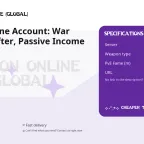 Albion Online Account: War Gloves Crafter, Passive Income