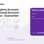 Myth of Empires Account - Steam - Personal Account - Change Data - Guarantee