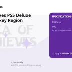 Sea of Thieves PS5 Deluxe Edition Turkey Region