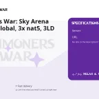 Summoners War: Sky Arena Account - Global, 3x nat5, 3LD