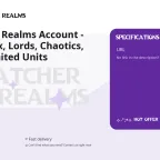 Watcher of Realms Account - 200k Matrix, Lords, Chaotics, Judges, Limited Units