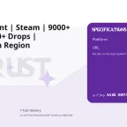 Rust Account | Steam | 9000+ Hours | 470+ Drops | Kazakhstan Region