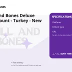 PS5 Skull and Bones Deluxe Edition Account - Turkey - New