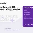 Albion Online Account: 700 Leather Shoes Crafting, Passive Income