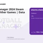 Football Manager 2024 Steam Account | Other Games | Data Change
