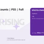 V Rising Accounts | PS5 | Full Access