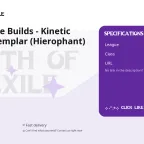 Path of Exile Builds - Kinetic Fusillade Templar (Hierophant)