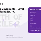 Path of Exile 2 Accounts - Level 88 Witch Infernalist, PC
