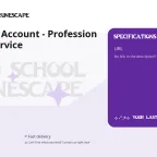 RuneScape Account - Profession Leveling Service