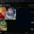Dota 2 Account: 2184 MMR, 6077 Behavior, 4 Arcanas, CS2 Prime, Rust
