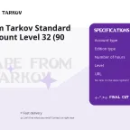 Escape from Tarkov Standard Edition Account Level 32