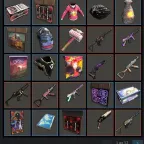 Rust Account: 304 Twitch Drops Skins + Kick Drops | NO LIMIT 5 | PC