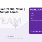 Steam Account: 70,000+ Value | Level 21 | Multiple Games