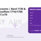 Lost Ark Accounts | Bard 1730 & 1720 GS, 2 Soulfists 1710/1700 GS, Minstrel Lv70
