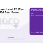 MO.CO Account Level 22 17k4 Health 11k636 Gear Power