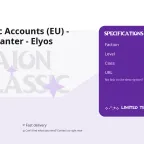 Aion Classic Accounts (EU) - Level 70 Chanter - Elyos