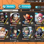 [4563][IOS+ANDROID] 4 EX - Kizaru + Blackbeard + Akainu + Roger, Support 144, Good Medal