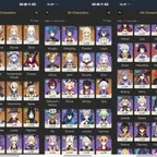 2253 - All Platform - NA - 76 Character 24 5'star - 15 Weapon 5'star - Neuvillette C1 - Zibai - Columbina - Lauma - Chas