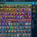 RSL813 Predator + Gnut + Ignatius + Ninja + Sun Wukong Energy 47,000 Gems 5,436
