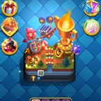 💥Rare 🏠CR Lv.44 | KT Lv.14 | 32 Dances | 8039 Trophies | 89 Cards | Master 1 Rank | Arena 21 | Instant Delivery