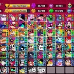 65K Trophies LVL40 | 104/107 Brawlers | 31 Max Brawlers - 28 Hypercharges | 268 Skins | 666 Pins | 459 Icons | 271 Spray