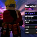 Anime Vanguards Account Naruto TH Unverified 0 | Acount Naruto