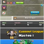 SUPER RARE 104 WIN STREAK || CLAN LEVEL 12 || MASTER LEAGUE 1 NAME: Friendship (2) CLAN CAPITAL 7 WIN -115 LOSS- 1