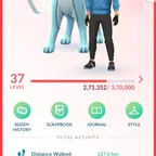 LEVEL 37 [] SHINY LEGENDARY SUICUNE [] 48 LEGENDARY [] 17 SHINY [] BACKGROUND GROUDON [] YEAR 2020 [] 325 POKEMONS