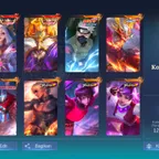 MEGA COLLECTOR IV 133 HERO 503 SKIN EMBLEM MAX LEGEND JOHNSON LUNOX KAKASHI HAYABUSA ALLSTAR MOSKOV KOF GUIN GUSION ETC