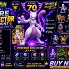 🎯BEST VALUE LVL 70 PG ACCT💯 SHINY LUCKY MEWTWO / 60 HUNDO IV | 316 MOVE  / 331 TRADEABLE / 48 SHINY / RARE COLLECTOR
