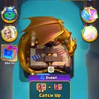 7.2k trophies, level 1177, Dart Goblin deck, 1.1k gems, 4 evolutions + 3 champions, 17 emotes.